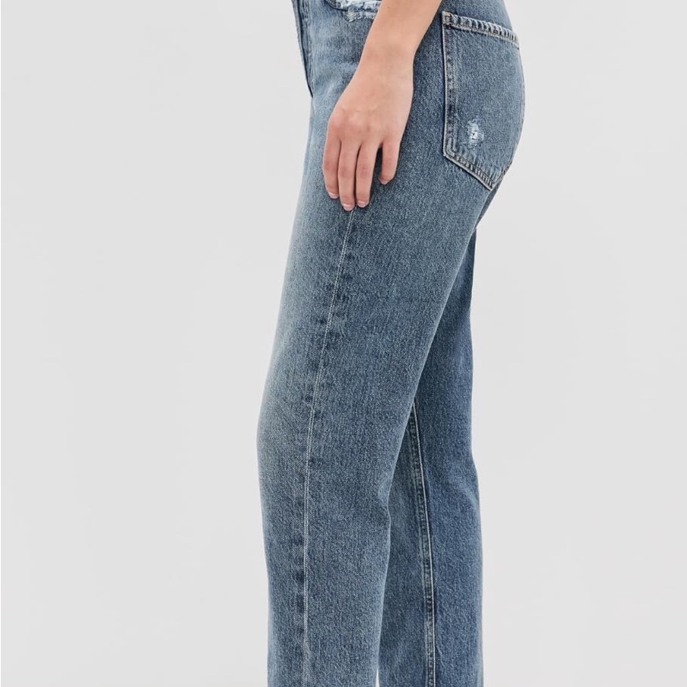 Agolde Riley High Rise Straight Crop Jeans - Picture 4 of 4